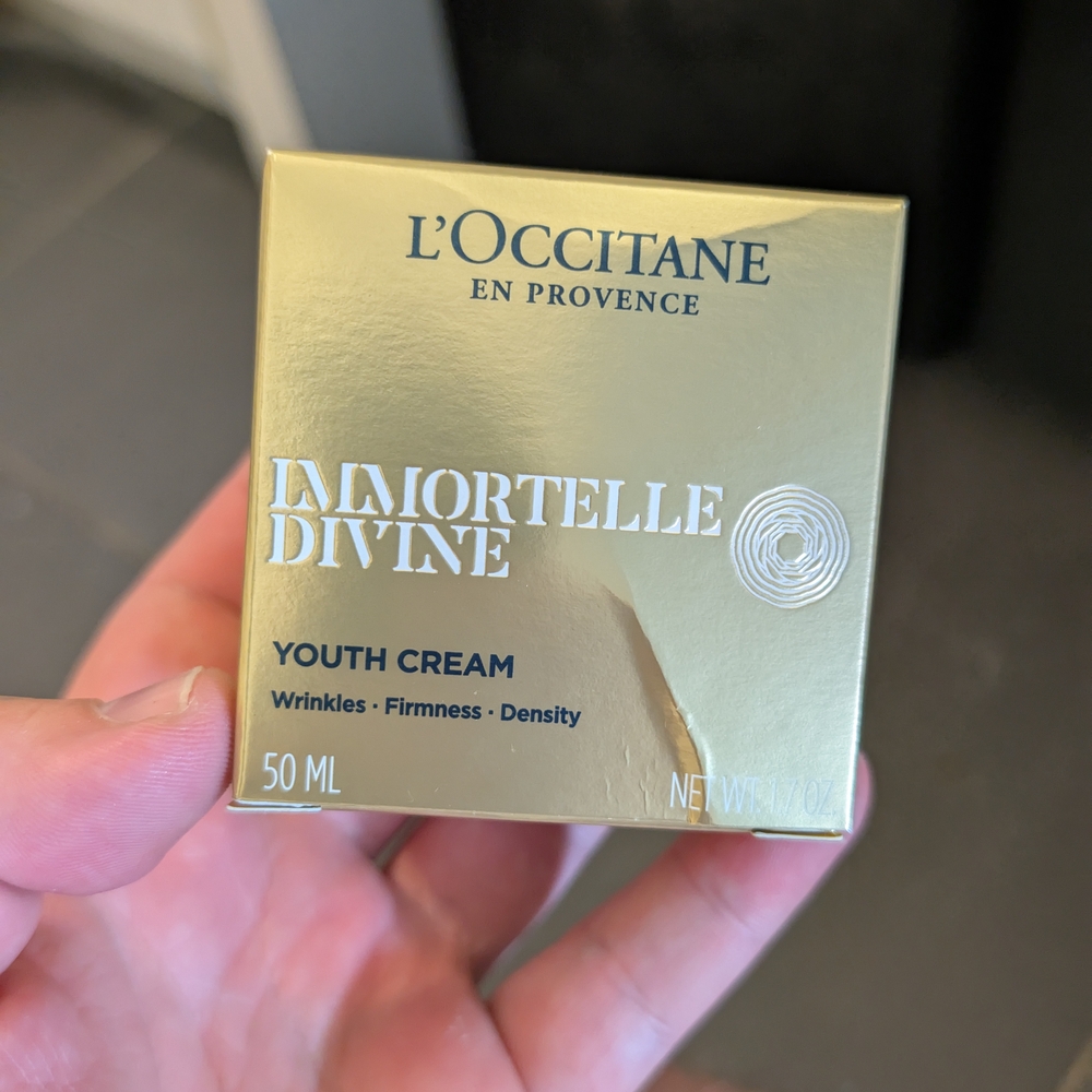L'OCCITANE Immortelle Divine Youth Cream - Luxurious Unopened